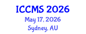 International Conference on Clinical Mass Spectrometry (ICCMS) May 17, 2026 - Sydney, Australia