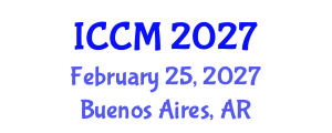 International Conference on Clinical Microbiology (ICCM) February 25, 2027 - Buenos Aires, Argentina International Conference on Clinical Microbiology (ICCM) February 25, 2027 - Buenos Aires, Argentina