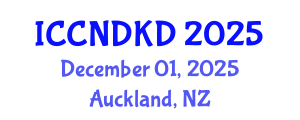International Conference on Clinical Nephrology and Diagnosis of Kidney Diseases (ICCNDKD) December 01, 2025 - Auckland, New Zealand