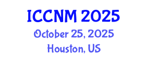International Conference on Clinical Nutrition and Malnutrition (ICCNM) October 25, 2025 - Houston, United States