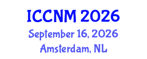 International Conference on Clinical Nutrition and Malnutrition (ICCNM) September 16, 2026 - Amsterdam, Netherlands