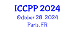 International Conference on Clinical Pharmacology and Pharmacy (ICCPP) October 28, 2024 - Paris, France