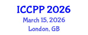 International Conference on Clinical Pharmacology and Pharmacy (ICCPP) March 15, 2026 - London, United Kingdom