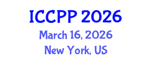 International Conference on Clinical Pharmacology and Pharmacy (ICCPP) March 16, 2026 - New York, United States International Conference on Clinical Pharmacology and Pharmacy (ICCPP) March 16, 2026 - New York, United States