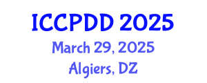 International Conference on Clinical Pharmacy and Drug Development (ICCPDD) March 29, 2025 - Algiers, Algeria