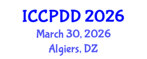 International Conference on Clinical Pharmacy and Drug Development (ICCPDD) March 30, 2026 - Algiers, Algeria International Conference on Clinical Pharmacy and Drug Development (ICCPDD) March 30, 2026 - Algiers, Algeria