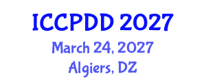 International Conference on Clinical Pharmacy and Drug Development (ICCPDD) March 24, 2027 - Algiers, Algeria