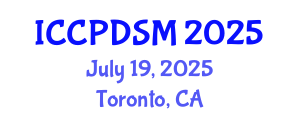 International Conference on Clinical Psychology and DSM (ICCPDSM) July 19, 2025 - Toronto, Canada