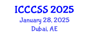 International Conference on Cloud Computing and Services Science (ICCCSS) January 28, 2025 - Dubai, United Arab Emirates