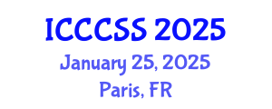 International Conference on Cloud Computing and Services Science (ICCCSS) January 25, 2025 - Paris, France