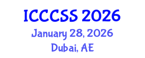 International Conference on Cloud Computing and Services Science (ICCCSS) January 28, 2026 - Dubai, United Arab Emirates