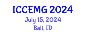International Conference on Coal Exploration and Mining Geology (ICCEMG) July 15, 2024 - Bali, Indonesia
