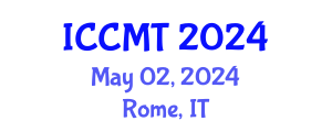 International Conference on Coastal and Marine Tourism (ICCMT) May 02, 2024 - Rome, Italy