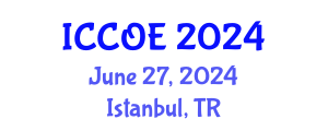 International Conference on Coastal and Ocean Engineering (ICCOE) June 27, 2024 - Istanbul, Turkey