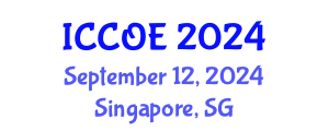 International Conference on Coastal and Ocean Engineering (ICCOE) September 12, 2024 - Singapore, Singapore