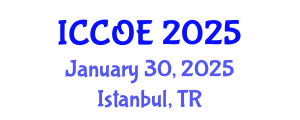 International Conference on Coastal and Ocean Engineering (ICCOE) January 30, 2025 - Istanbul, Turkey