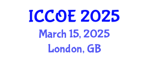 International Conference on Coastal and Ocean Engineering (ICCOE) March 15, 2025 - London, United Kingdom