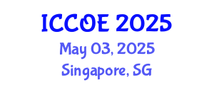 International Conference on Coastal and Ocean Engineering (ICCOE) May 03, 2025 - Singapore, Singapore