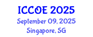International Conference on Coastal and Ocean Engineering (ICCOE) September 09, 2025 - Singapore, Singapore