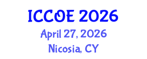International Conference on Coastal and Ocean Engineering (ICCOE) April 27, 2026 - Nicosia, Cyprus