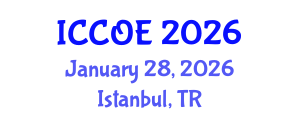International Conference on Coastal and Ocean Engineering (ICCOE) January 28, 2026 - Istanbul, Turkey