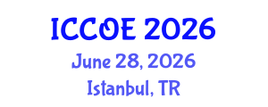 International Conference on Coastal and Ocean Engineering (ICCOE) June 28, 2026 - Istanbul, Turkey