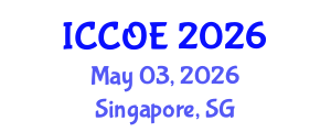 International Conference on Coastal and Ocean Engineering (ICCOE) May 03, 2026 - Singapore, Singapore