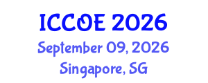 International Conference on Coastal and Ocean Engineering (ICCOE) September 09, 2026 - Singapore, Singapore