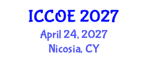 International Conference on Coastal and Ocean Engineering (ICCOE) April 24, 2027 - Nicosia, Cyprus