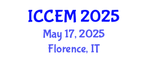 International Conference on Coastal Engineering and Modelling (ICCEM) May 17, 2025 - Florence, Italy