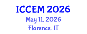 International Conference on Coastal Engineering and Modelling (ICCEM) May 11, 2026 - Florence, Italy International Conference on Coastal Engineering and Modelling (ICCEM) May 11, 2026 - Florence, Italy