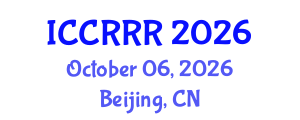 International Conference on Coastal Risk Reduction and Resilience (ICCRRR) October 06, 2026 - Beijing, China