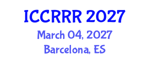 International Conference on Coastal Risk Reduction and Resilience (ICCRRR) March 04, 2027 - Barcelona, Spain International Conference on Coastal Risk Reduction and Resilience (ICCRRR) March 04, 2027 - Barcelona, Spain