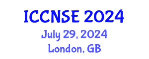 International Conference on Cognitive and Neural Systems Engineering (ICCNSE) July 29, 2024 - London, United Kingdom