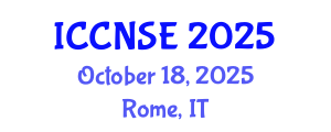International Conference on Cognitive and Neural Systems Engineering (ICCNSE) October 18, 2025 - Rome, Italy