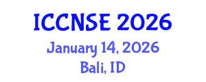 International Conference on Cognitive and Neural Systems Engineering (ICCNSE) January 14, 2026 - Bali, Indonesia
