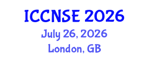 International Conference on Cognitive and Neural Systems Engineering (ICCNSE) July 26, 2026 - London, United Kingdom