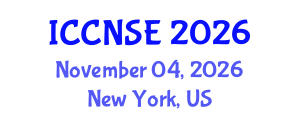 International Conference on Cognitive and Neural Systems Engineering (ICCNSE) November 04, 2026 - New York, United States International Conference on Cognitive and Neural Systems Engineering (ICCNSE) November 04, 2026 - New York, United States