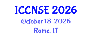 International Conference on Cognitive and Neural Systems Engineering (ICCNSE) October 18, 2026 - Rome, Italy