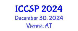 International Conference on Cognitive and Social Psychology (ICCSP) December 30, 2024 - Vienna, Austria