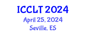 International Conference on Cognitive Linguistics and Translation (ICCLT) April 25, 2024 - Seville, Spain