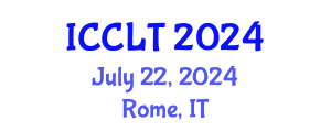 International Conference on Cognitive Linguistics and Translation (ICCLT) July 22, 2024 - Rome, Italy