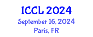 International Conference on Cognitive Linguistics (ICCL) September 16, 2024 - Paris, France