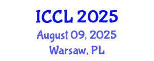 International Conference on Cognitive Linguistics (ICCL) August 09, 2025 - Warsaw, Poland