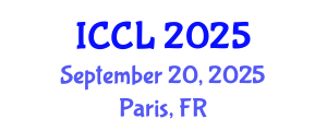 International Conference on Cognitive Linguistics (ICCL) September 20, 2025 - Paris, France