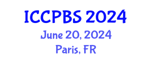 International Conference on Cognitive, Psychological and Behavioral Sciences (ICCPBS) June 20, 2024 - Paris, France
