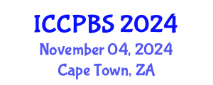 International Conference on Cognitive, Psychological and Behavioral Sciences (ICCPBS) November 04, 2024 - Cape Town, South Africa