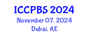 International Conference on Cognitive, Psychological and Behavioral Sciences (ICCPBS) November 07, 2024 - Dubai, United Arab Emirates