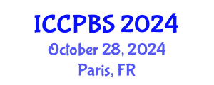 International Conference on Cognitive, Psychological and Behavioral Sciences (ICCPBS) October 28, 2024 - Paris, France