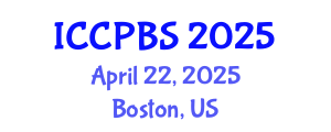International Conference on Cognitive, Psychological and Behavioral Sciences (ICCPBS) April 22, 2025 - Boston, United States